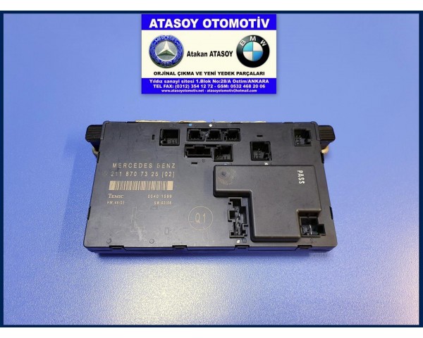 MERCEDES W211 KAPI BEYNİ L 2118702785 2118701985 2118707326 2118701126 2118201585 2118200526 2118701326 2118701526 2118208185 2118200326 2118702585 2118702185 2118707126 2118706926 2118208385 2118207526